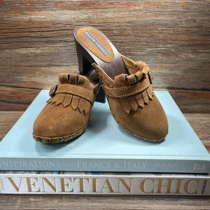 Brand new Ralph Lauren Blue Label brown clogs mules Women’s size 7 vintage